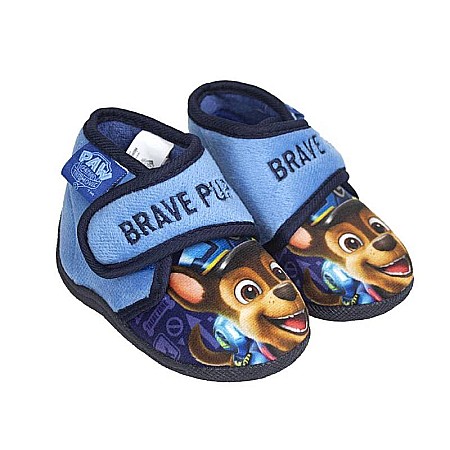 Încălțăminte interior, material textil, cu scai, albastru, Paw Patrol [2]