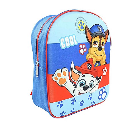 Ghiozdane și Rucsacuri - Ghizodan 3D, multicolor, cu bretele întărite și ajustabile, 30x26x10 cm, Paw Patrol