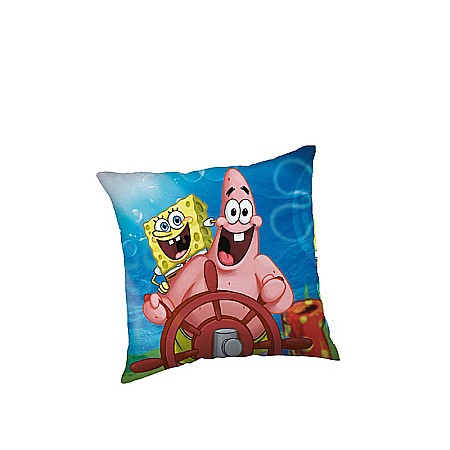 Textile - Pernă multicolor, diametru 40x40 cm, Sponge Bob