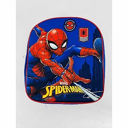 Accesorii școlare - Ghiozdan Spider-Man 3D, 31,8x28,5x11,5cm, Albastru