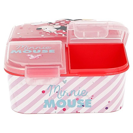 Cutie sandwich, multicompartimente, multicolor, fără BPA, Electric Dool, Minnie Mouse, Disney [2]