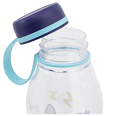 Sticlă apă din plastic, fără BPA, Ecozen, cu mâner din silicon, multicolor, 650 ml, Stitch [2]