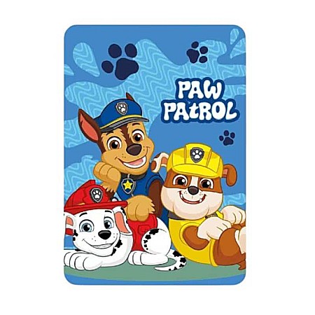 Pături - Pătură fleece Marshall and Rubble, 100x140 cm, Paw Patrol