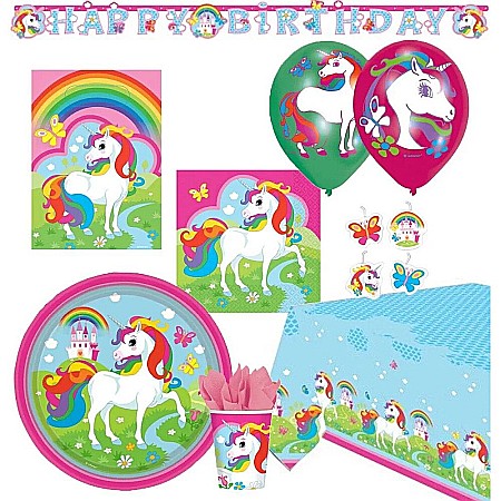 Seturi - Set petrecere Unicorn Party, 56 piese