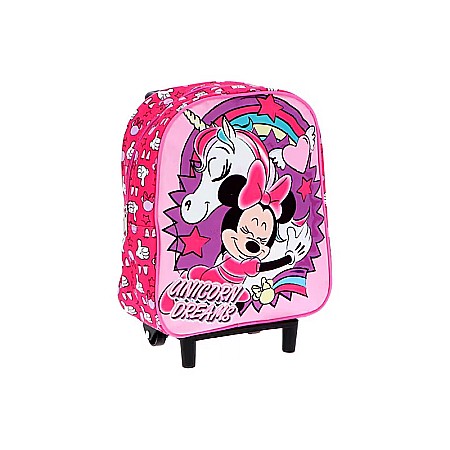 Troller poliester, Minnie, Unicorn Dreams, roz, 28 x 10 x 24 cm [2]