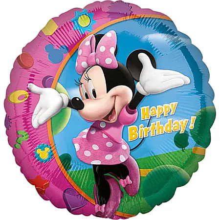 Articole pentru petrecere - Balon folie Minnie Mouse Happy Birthday