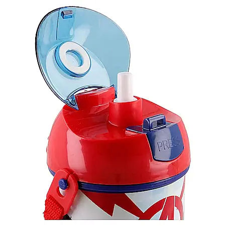 Sticlă pentru apă, anticurgere, multicolor, 450 ml, Marvel, Avengers [1]