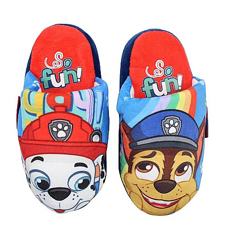 Papuci băieți, plușați, multicolor, talpă antiderapantă, Paw Patrol [1]