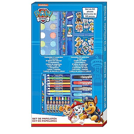 Accesorii școlare - Set pictură Paw Patrol, Art Case, 52 bucăți