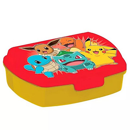 Cutii sandwich - Cutie de sandviciuri pentru copii, Plastic, Pokemon, multicolor