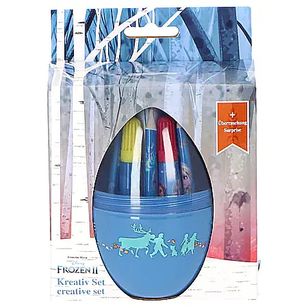 Rechizite - Set creativ pentru desenat și colorat, 15 piese, Disney, Frozen