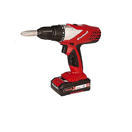Copii - Trusă 7 piese surubeltină electrică cu acumulator detașabil și 4 accesorii de înșurubat, multicolor Einhell Kids