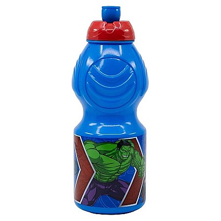 Sticle pentru lichide - Sticlă sport pentru apă, 400 ml, multicolor, fără BPA, Heraldic Army, Avengers