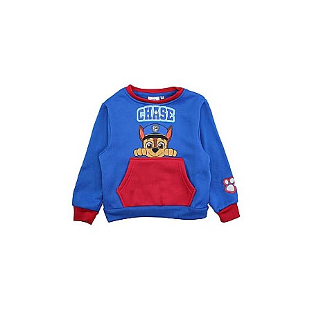 Copii - Hanorac copii, cu buzunar frontal, albastru, Paw Patrol