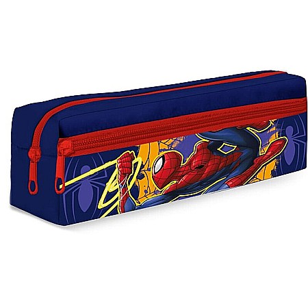 Accesorii școlare - Penar cu două compartimente, multicolor, 22x9 cm, Spiderman