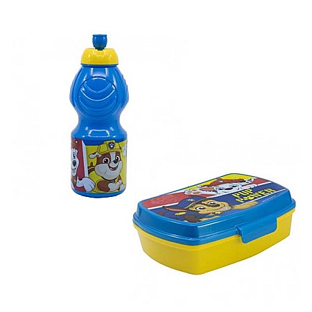 Copii - Set cutie sandwich și sticlă pentru lichide, 400 ml, multicolor, Boys, Paw Patrol