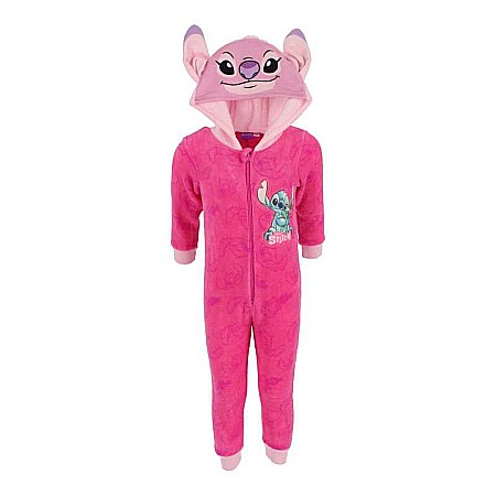 Copii - Pijama tip Overall coral-fleece Lilo & Stitch