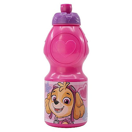 Sticlă sport, plastic, pentru apă, Paw Patrol Sketch Essence, 400ml Roz [0]