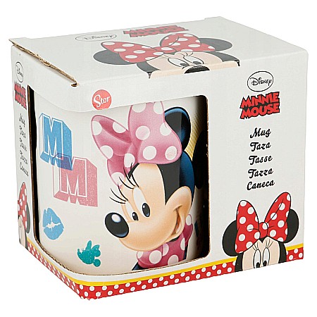 Pahare, farfurii și căni - Cană ceramică, MINNIE MOUSE, 325ml, Multicolor