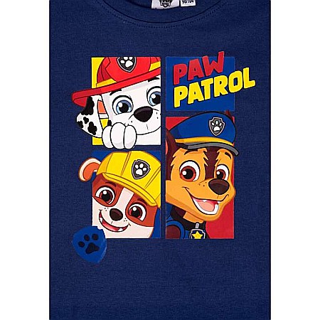 Pijama copii, cu mânecă lungă, 100% bumbac, multicolor, Team, Paw Patrol [1]