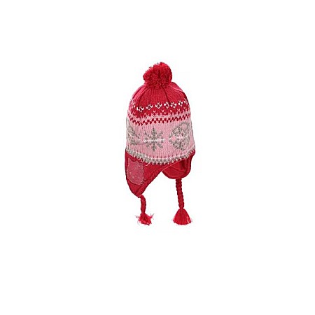 Căciuli, fulare, mănuși - Căciulă tricotată fetite, roșu, Hello Kitty