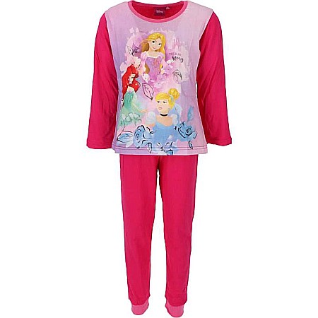 Pijamale copii - Pijamale lungi pentru copii Disney Princess, Roz