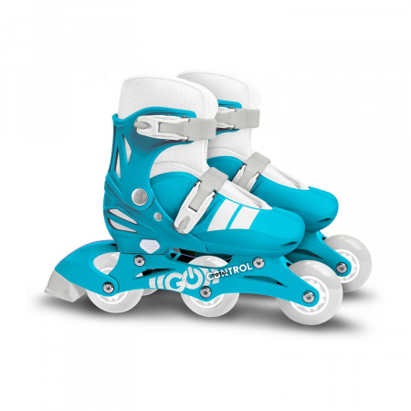 Role reglabile 2 in 1 pentru copii, albastru, marimea 27-30, Skids Control [1]
