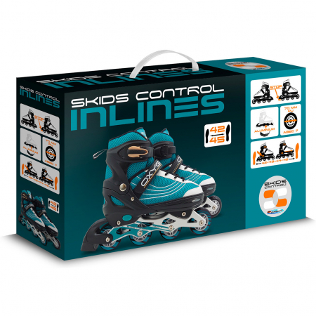 Role reglabile, multicolor, Abec 7, greutate maxima 100 kg, marimea 38-41, Skids Control Oxygen [3]