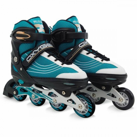 Role - Role reglabile, multicolor, Abec 7, greutate maxima 100 kg, marimea 38-41, Skids Control Oxygen