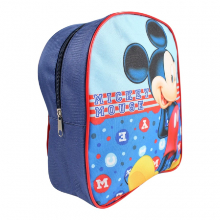 Ghiozdane și Rucsacuri - Rucsac copii, 26x22x10 cm, bretele întărite și ajustabile, multicolor, Mickey Mouse