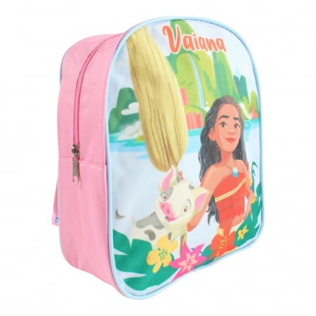 Ghiozdane și Rucsacuri - Rucsac copii, 26x22x10 cm, bretele întărite și ajustabile, multicolor, Vaiana