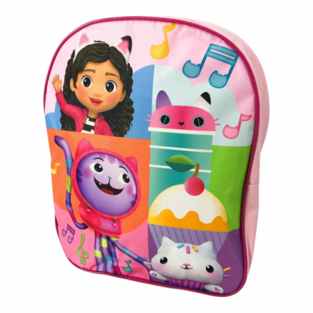 Accesorii școlare - Rucsac copii, 30x26x10 cm, bretele ajustabile, multicolor, Gabby's Dollhouse