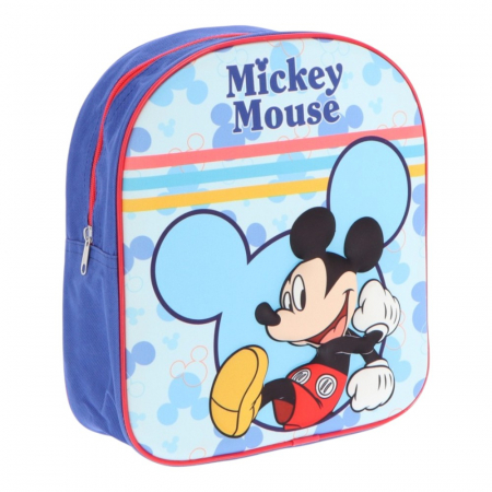 Ghiozdane și Rucsacuri - Rucsac copii 3D, 30x26x10 cm, bretele ajustabile, multicolor, Mickey Mouse