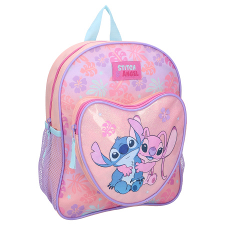 Ghiozdane și Rucsacuri - Rucsac cu 2 compartimente, 30x25x10, bretele ajustabile și întărite, multicolor, Stitch
