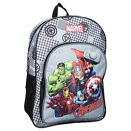 Rucsac multicolor cu două compartimente, 43x32x16 cm, Safety Shield, Avengers [1]
