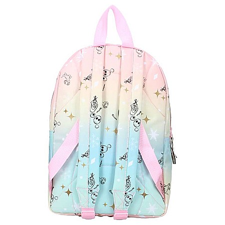 Rucsac multicolor cu două compartimente, 36x25x12 cm, Pastel Power, Frozen, Disney [3]