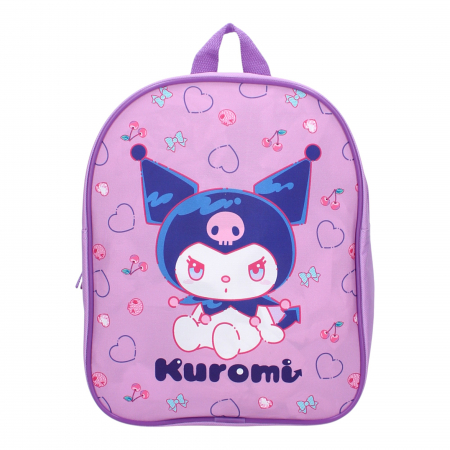 Rucsac pentru copii, 29x22x9 cm, bretele intarite si ajustabile, multicolor, Cheeky But Charming, Kuromi [1]