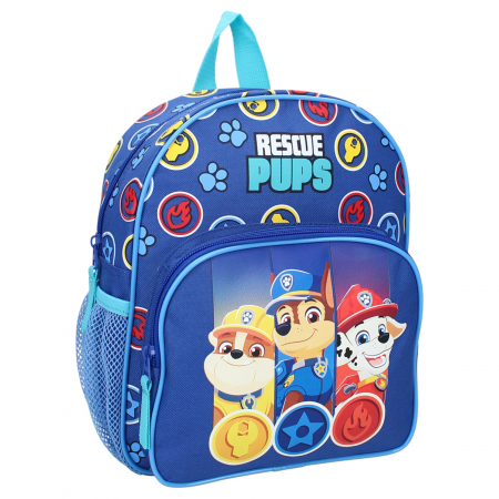 Ghiozdane și Rucsacuri - Rucsac pentru copii, 29x23x10 cm, cu doua compartimente, bretele intarite si ajustabile, multicolor, Puptastic Days, Paw Patrol