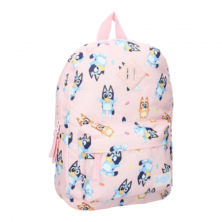 Ghiozdane și Rucsacuri - Rucsac pentru copii, 33x23x9 cm, bretele intarite si ajustabile, multicolor, Friends First, Bluey
