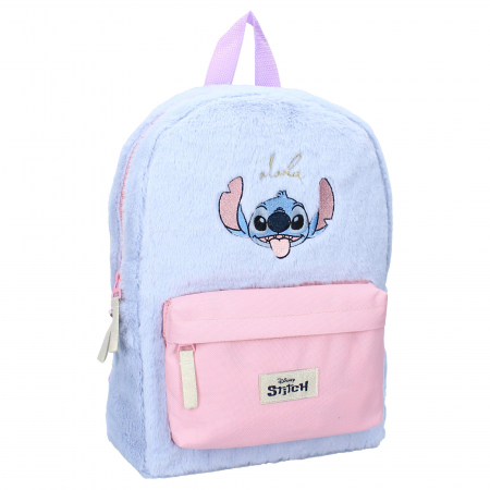Ghiozdane și Rucsacuri - Rucsac pentru copii, 33x23x9 cm, bretele intarite si ajustabile, multicolor, Unconditionally Loved, Stitch