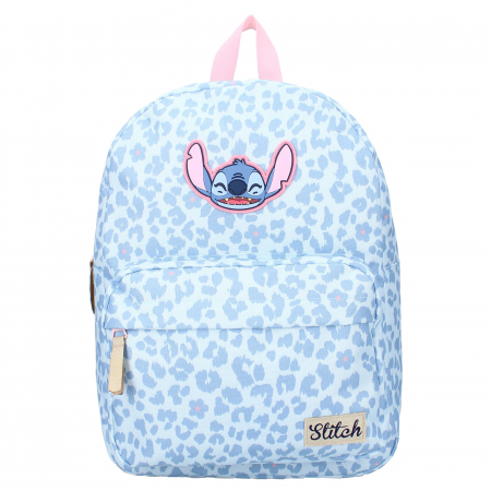 Ghiozdane și Rucsacuri - Rucsac pentru copii, 36x27x12 cm, bretele intarite si ajustabile, multicolor, Leopard And Laughter, Stitch