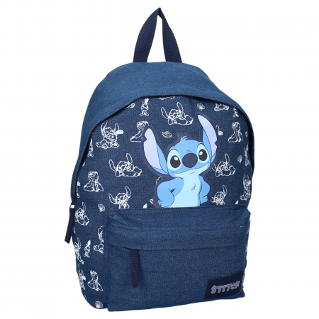 Ghiozdane și Rucsacuri - Rucsac pentru copii, 37x25,7x12 cm, bretele intarite si ajustabile, multicolor, Denim Revival, Stitch