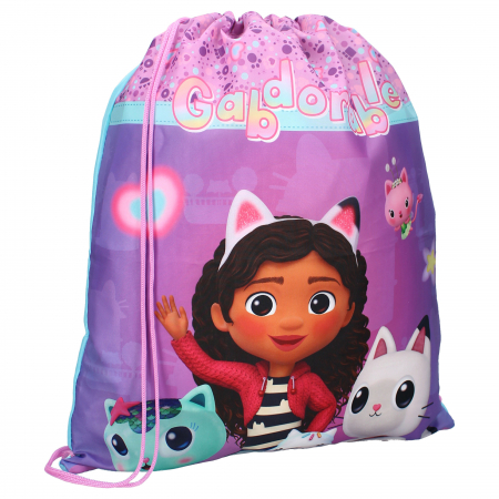 Ghiozdane și Rucsacuri - Sac sport, multicolor, 44x36x1 cm, Unlimited Adventure, Gabby's Dollhouse