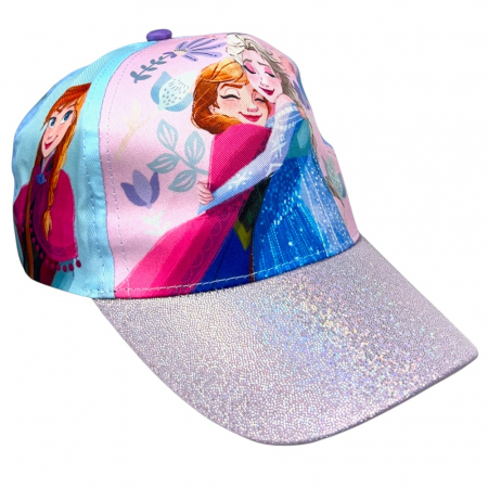 Sapca tip baseball, pentru fete, multicolor, marimea 54 cm, So Fun, Frozen