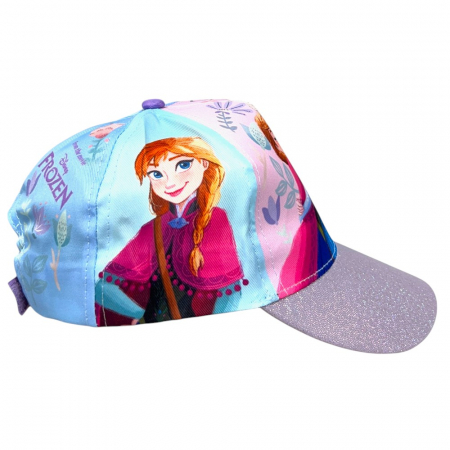Sapca tip baseball, pentru fete, multicolor, marimea 54 cm, So Fun, Frozen [2]