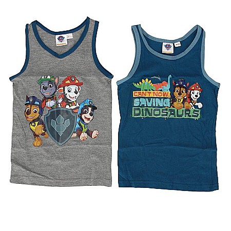 Lenjerie intimă și șosete - Set două maiouri băieți, multicolor, Saving Dinosaurs, Paw Patrol