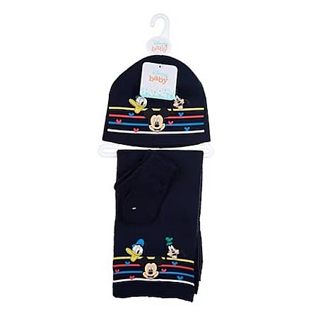 Set căciulă, fular și mănuși, albastru, Mickey Mouse [1]