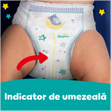 Scutece chiloțel de noapte Pampers Night Pants, numărul 6, 15+ kg, 19 buc [5]