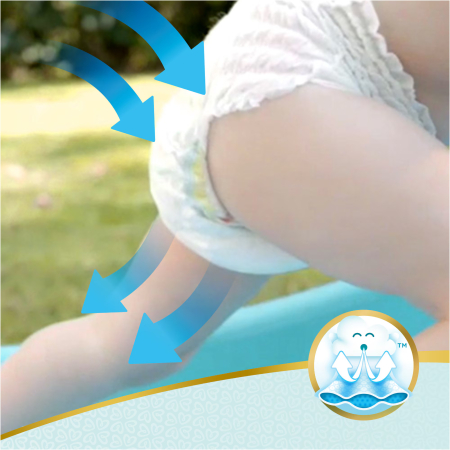 Scutece chiloțel Pampers Premium Care Pants, numărul 5, 12-17 kg, 34 buc [6]