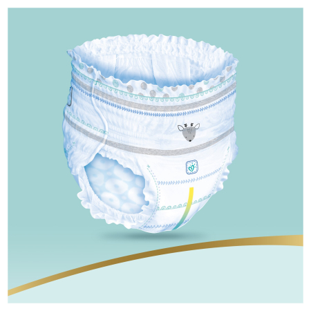 Scutece chiloțel Pampers Premium Care Pants, numărul 5, 12-17 kg, 34 buc [1]